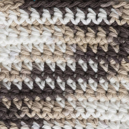 Lily Sugar N Cream Cones Ball of Yarn, Chocolate Ombre