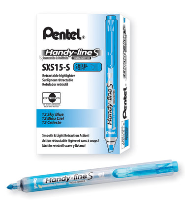 Handy-line S Retractable Refillable Highlighter, S