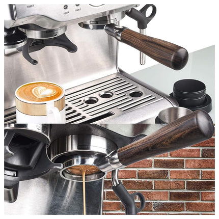 54mm Bottomless Portafilter, MATOW Bottomless Naked Portafilter Compatible with Breville 54mm Machines (Filter Basket Included)