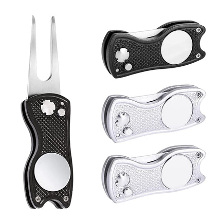 Mile High Life 4 Pieces Golf Divot Repair Tool w M