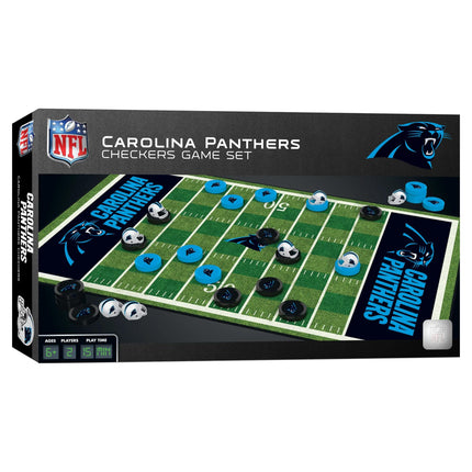 MasterPieces NFL Carolina Panthers Checkers Game