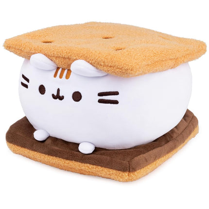 GUND Pusheen S'Mores Squisheen 12-Inch Squishy Plush Toy; Ages 8+