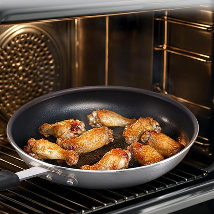 Cooks Standard Professional Aluminum Nonstick Restaurant Fry Pan 8-Inch, Durable Heavy Duty Skillet Pan, Woks,Metalic