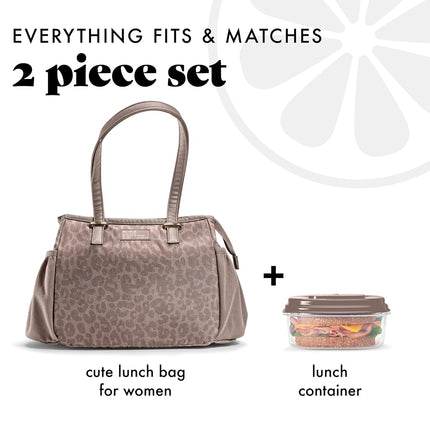 Fit & Fresh Copley Insulated Lunch Bag for Women w/Containers