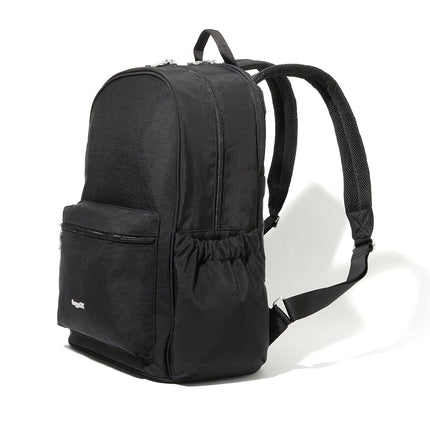Baggallini On The Go Laptop Travel Backpack Lightweight Water-Resistant Work Bag w/RFID, Padded Interior & Luggage Sleeve, Midnight Blossom Print, One Size, On the Go Laptop Travel Backpack