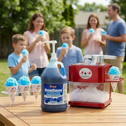 Snappy Blue Raspberry SNO Cone Syrup, 1 Gallon