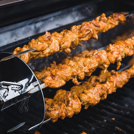 Napoleon 64008 Rotisserie Shish-Kebab Skewer Set Grill Accessory, Stainless Steel