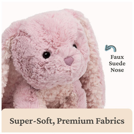 Gund Cozys Bunny Polyester Kids Soft Toy Animals, 25 cm, Pink