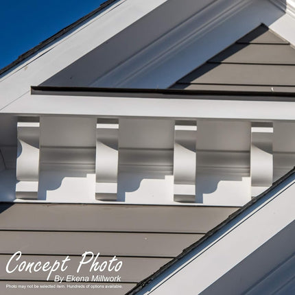 2"W x 5"D x 8 3/8"H Standard Rockford Architectural Grade PVC Corbel