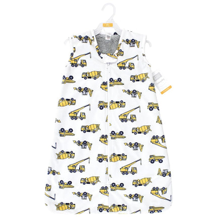 Gigoteuse bébé unisexe en fausse fourrure peluche Hudson Baby, Couverture portable, Motif chantier, 12-18 mois