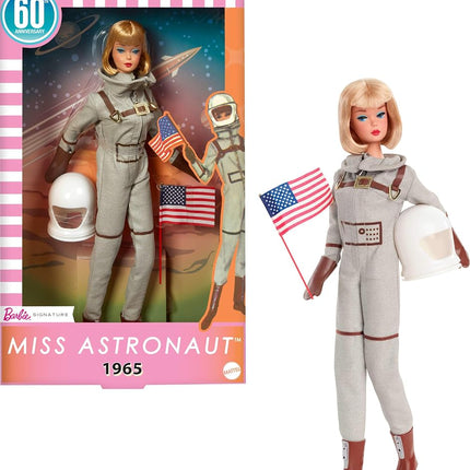 Barbie Miss Astronaut Doll Collectible with Silver