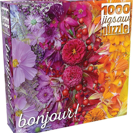 Buffalo Games - Meghan Crandall - Gradient Flora - 1000 Piece Jigsaw Puzzle for Adults -Challenging Puzzle Perfect for Game Nights - Finished Size is 26.75 x 19.75