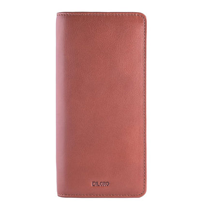 DiLoro Leather Zippered Triple or Quad Pen Case Pe