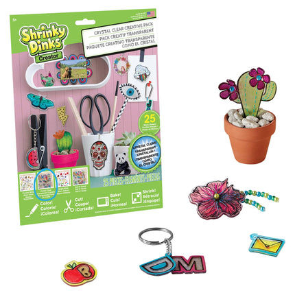 Shrinky Dinks Creative Pack, 25 Sheets Crystal Cle