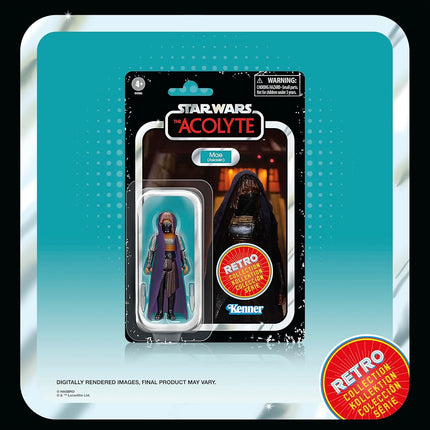 Star Wars Retro Collection The Acolyte Multipack, 9.5-cm Action Figure 6-Pack