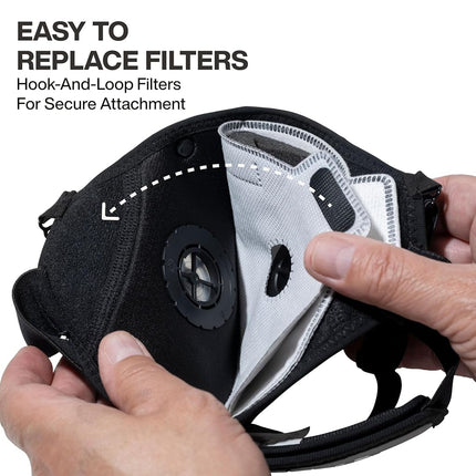 Klein Tools 60507 N95 Replacement Filters, 3-Pack, NIOSH Approved, Masks for Sanding, Hook and Loop Attachment, Anti-Fogging N95 Filters