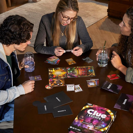 Clue Escape: The Illusionist�s Club Board Game | Escape Room Family Game | 1-Time Solve Mystery | Ages 10+ | 1-6 Players | Difficulty 4 | 90 - 120 Mins.