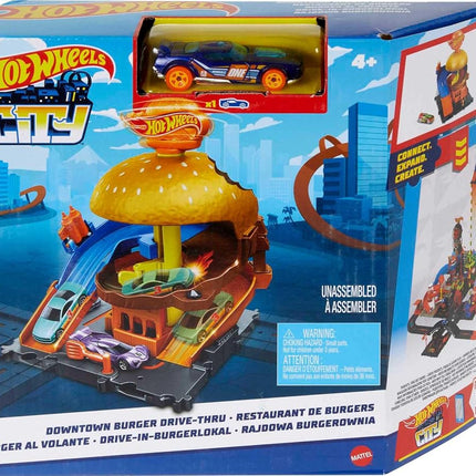 Mattel - Hot Wheels City Burger Blitz Playset