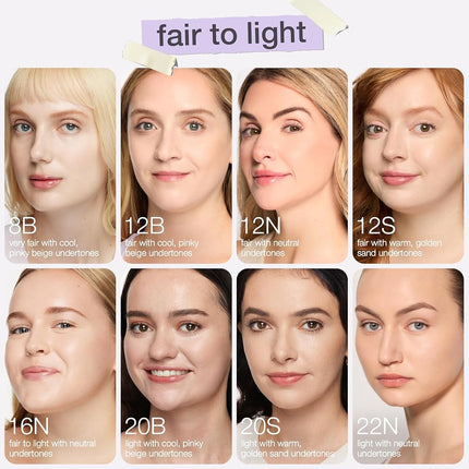 tarte shape tape blur concealer stick - Full Coverage Crease-Proof Makeup, Diamond-Shaped Precision Tip for Instant Eye Lift Effect, 50% Skin-loving Ingredients, Vegan & Cruelty-Free full size, 12B