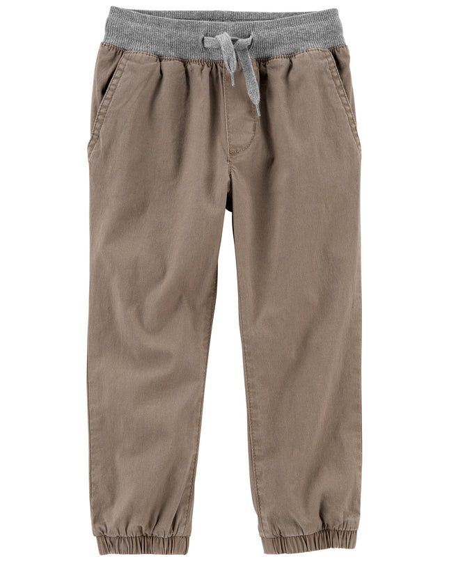 OshKosh B'Gosh Boys' Stretch Canvas Pull-on Jogger