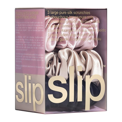 Slip Silk Large Scrunchies, Multi - Set of 3 | Made with slipsilk™