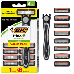 BIC Flex 4 Refillable Refill Razor Cartridges for 