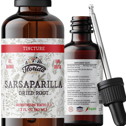 Sarsaparilla Tincture, Organic Sarsaparilla Extrac