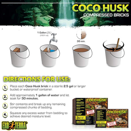 Exo Terra Coco Husk Substrate 7 L