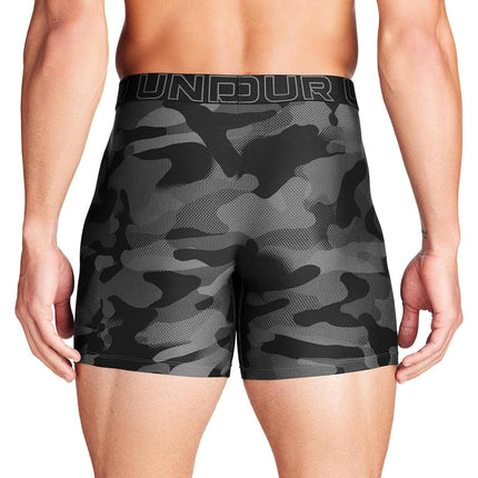 Under Armour Men's Performance Tech 6-Inch Boxerjock Multi-Pack, Black Neo Camo Print 3 Pack, X-Large