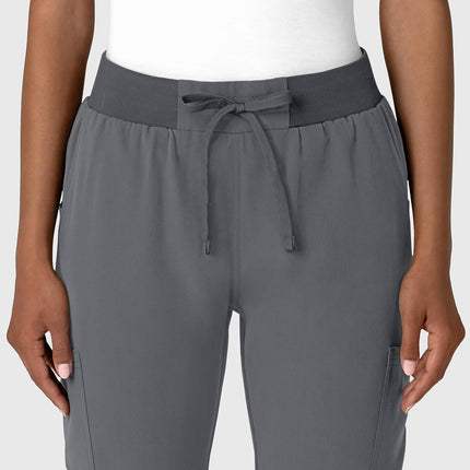 WonderWink Women's Jogger Utility Scrub Pant, Pewter, X-Large
