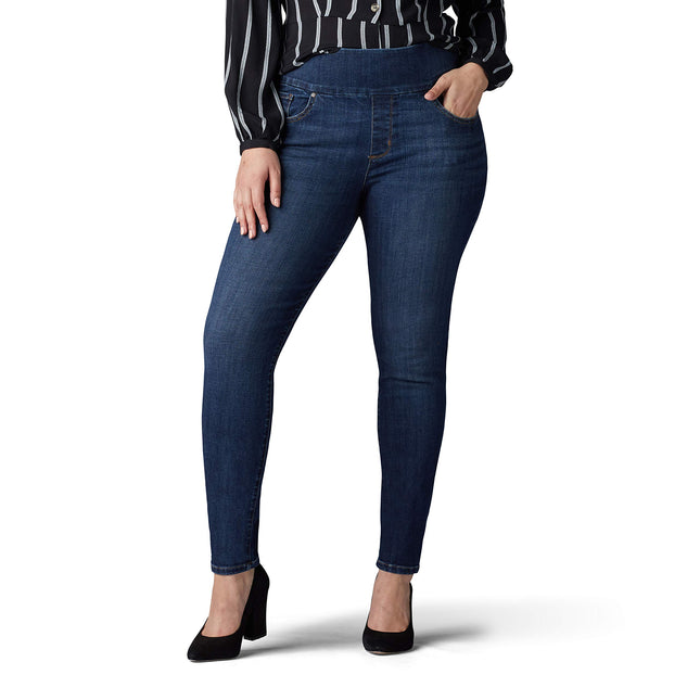 Lee Women's Plus Size Sculpting Slim Fit Skinny Le