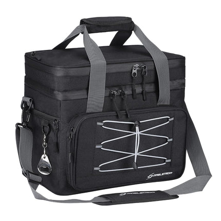 Sac isotherme souple Maelstrom, glacière souple pliable, glacière de plage étanche de 30 canettes, boîte à lunch portable pour les courses, le kayak, noir
