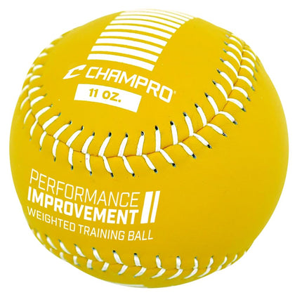 Champro Weighted Training Softball Set YELLOW, BLACK,12-Inch
