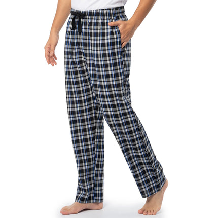 Fruit of the Loom Mens Broadcloth Woven Sleep Pajama Pant, Black, 4XL