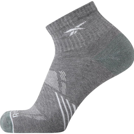 Reebok Mens Quarter Socks - 6 Pack Moisture Wicking Performance Stretch Athletic Ankle Socks for Men (Sizes: 6-12.5)