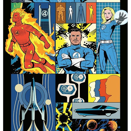 Ceaco - Marvel - Fantastic Four - 500 Piece Puzzle - Challenging Puzzle Perfect for Game Nights - Finished Size is 21.25 x 15