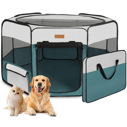 Akinerri Pet Playpen Portable Foldable Playpen for