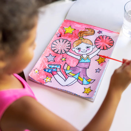 Mi primera pintura con agua (rosa) [con pinceles]