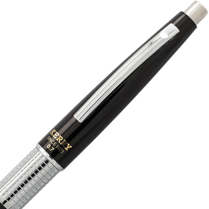Pentel P1037-A-HB Mechanical Pencil Kerry Metal Casing HB 0.7 mm Black