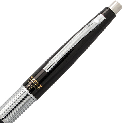 Portaminas Pentel P1037-A-HB Kerry, cuerpo metálico, HB, 0,7 mm, negro