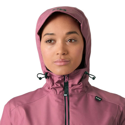 Helly Hansen Womens W Long Belfast Jacket, Wildberry, M