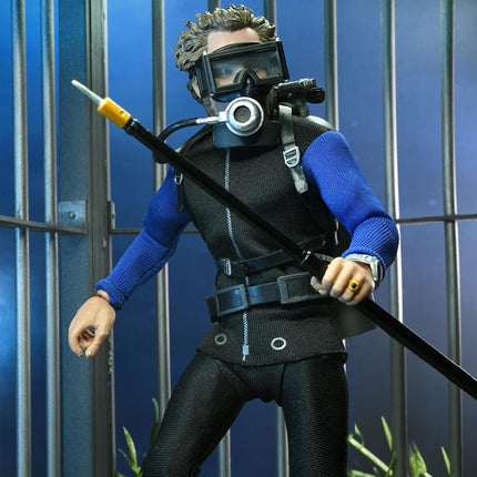 NECA - Jaws Shark Cage Hooper 8 Clothed Action Figure