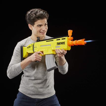 Nerf Pistolet Blaster - Fortnite Scar Légendaire - Garçons 12+ - Unisexe - Jaune - Thème Militaire [31 mars 2019] Hasbro