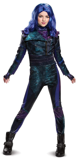 Disney Descendants 3 Mal Deluxe size S 4/6X Girls Licensed Costume Disguise
