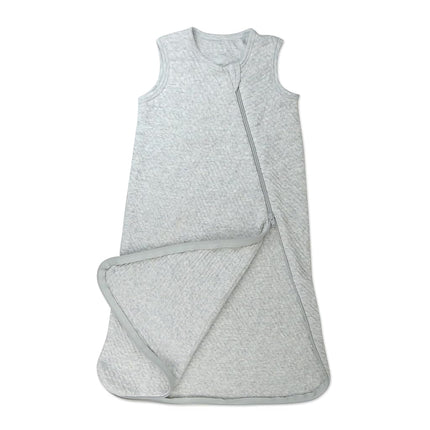 HonestBaby Baby Standard Wearable Blankets Sleeping Bags Swaddle Transition 100% Organic Cotton for Infant Boys, Girls, Unisex, Light Gray Heather, Large