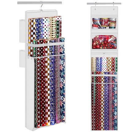 Hanging Wrapping Paper Organizer Storage, Over Doo