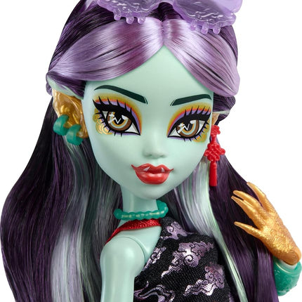 Monster High Jinafire Long Doll with Pet Dog