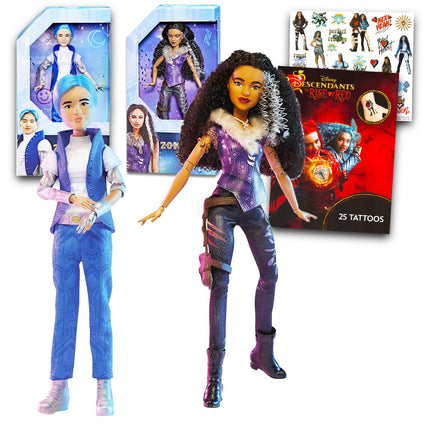 Disney Zombies Dolls Set for Girls - Bundle with 2