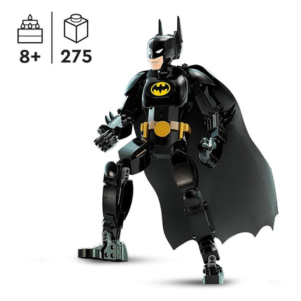 LEGO DC Batman Construction Figure, Super Hero Buildable Toy with Cape, Based on the 1989 Batman Movie, Collectible Set, Gift Idea for Kids 76259
