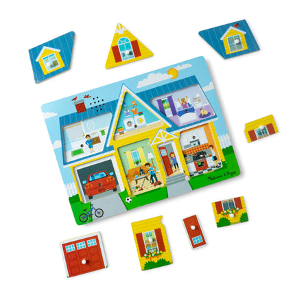 Melissa & Doug Rompecabezas sonoro Alrededor de la casa [Tapa dura] [18 de mayo de 2016] Barkhouse, Joyce C